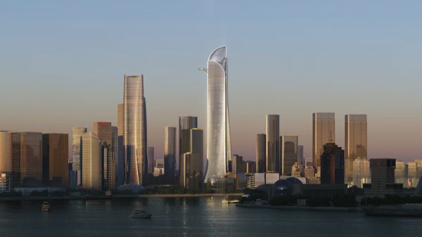 “浦西第一高楼”破损100米， 预计高度480米，瞻望2030年全面完好意思